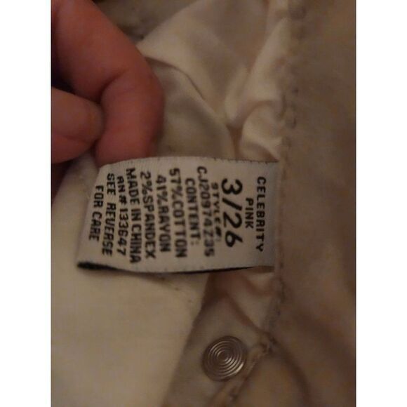 Celebrity pink skinny pants size 3/26 tan - Picture 2 of 8